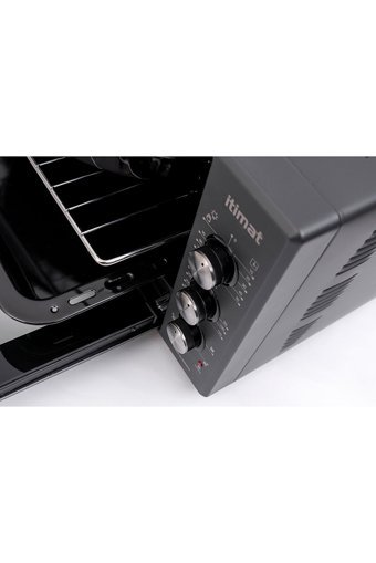 İtimat EXCLUSİVE 50 lt Izgaralı Klasik Fanlı Mini Fırın Gri