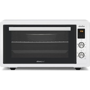 Simfer 4558 45 lt Izgaralı Dijital Modern Fanlı Midi Fırın Beyaz