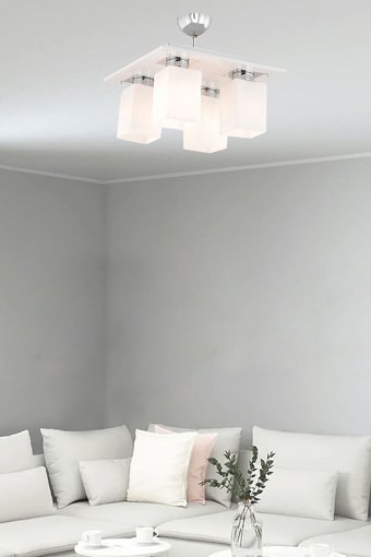 Apliqa Asia 3'lü Bej Sarkıt Modern Metal Salon-Oturma Odası Avize