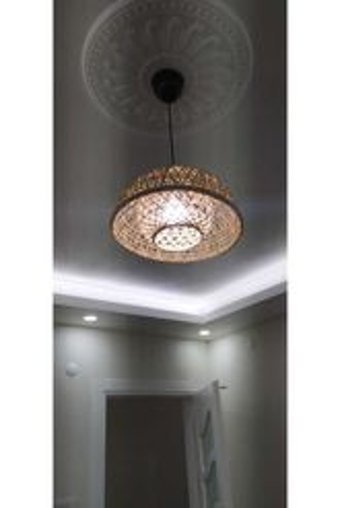 Polataydinlatma Gülce 4'lü Beyaz Cam Modern Cam Salon-Oturma Odası Avize