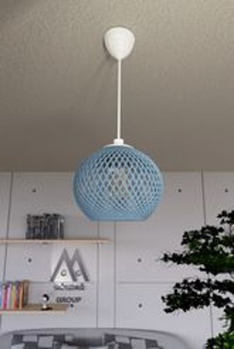 Modavize Mars 6'lı Siyah Plafonyer Modern Metal Salon-Oturma Odası Avize