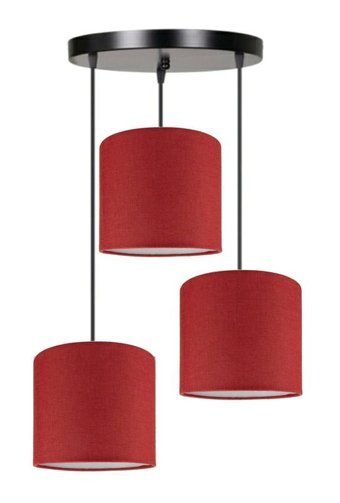 Ladco Aydınlatma Zc-314-3A 3'lü Siyah Halka Modern Alüminyum Salon-Oturma Odası Avize