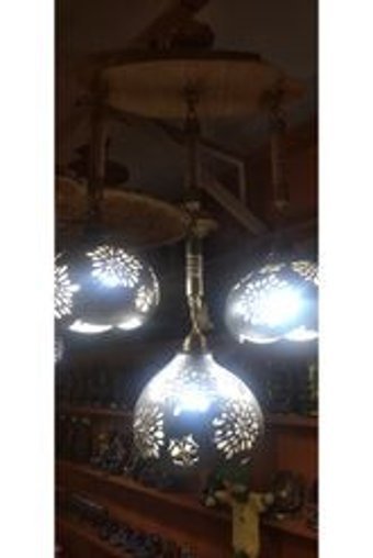 Atesh 4'lü Bej Metal Modern Alüminyum Salon-Oturma Odası Avize