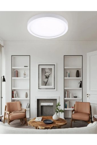 Luence Lund 3'lü Gri Ledli Modern Alüminyum Salon-Oturma Odası Avize