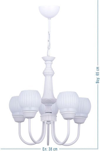 Ömür Avize Paris Tekli Siyah Modern Alüminyum Salon Avize