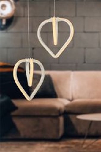 Begüsa Günce 5'li Kahverengi Metal Eskitme Metal Salon-Oturma Odası Avize
