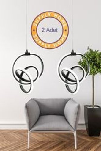Sanctum Elmas 4'lü Altın Sarkıt Modern Alüminyum Salon-Oturma Odası Avize