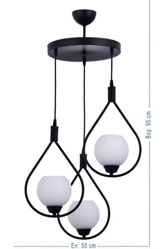 Ömür Avize Lidiya Tekli Altın Ledli Modern Alüminyum Salon-Oturma Odası Avize