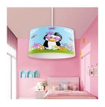 Bby Home & Desıgn Nena Tekli Çok Renkli Sarkıt Modern Kumaş Salon-Oturma Odası Avize