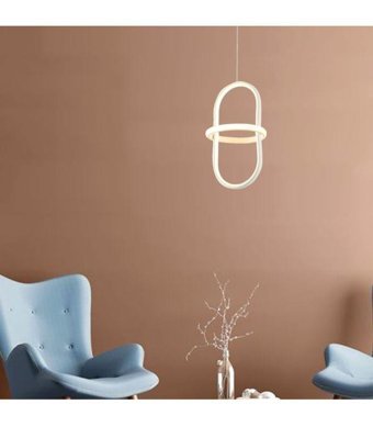 Tekay Aydınlatma Tekli Haki Halat Bohem Halat Salon-Oturma Odası Avize