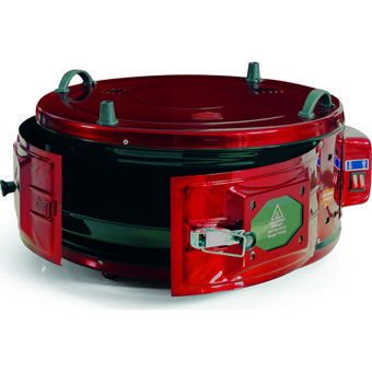 Uğur 006 55 lt Izgaralı Klasik Davul Fırın Bordo
