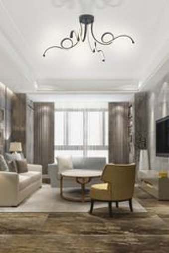 Kuğulu Elvan Tekli Pembe Cam Modern Cam salon-Oturma Odası Avize