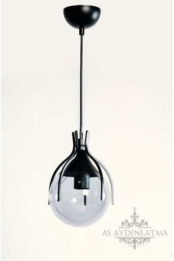 Talia Home Tlav-295 Tekli Beyaz Sarkıt Modern Kumaş Bebek-Çocuk Odası Avize