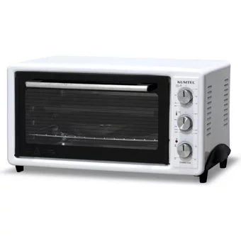 Kumtel LX-3525 40 lt Izgaralı Rustik Fanlı Mini Fırın Beyaz