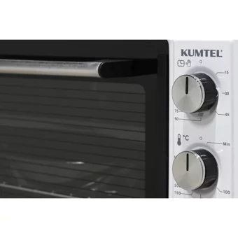 Kumtel LX-3525 40 lt Izgaralı Rustik Fanlı Mini Fırın Beyaz