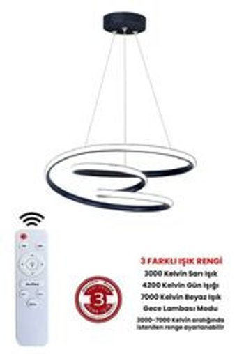 Özpolataydınlatma Yıldız Kelly Tekli Gümüş Sarkıt Modern Krom Salon-Oturma Odası Avize
