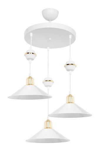 Luna Lighting 3151-3A Merit Tekli Siyah Ledli Modern Metal Salon-Oturma Odası Avize