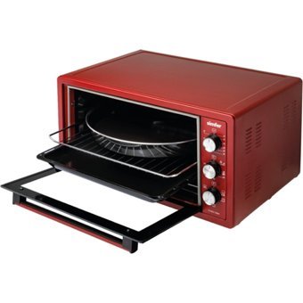 Simfer 4505 45 lt Izgaralı Klasik Fanlı Midi Fırın Kırmızı