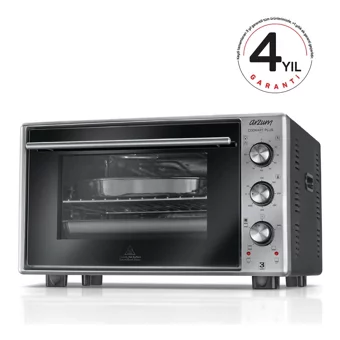 Arzum AR293 40 lt Izgaralı Klasik Fanlı Midi Fırın Inox
