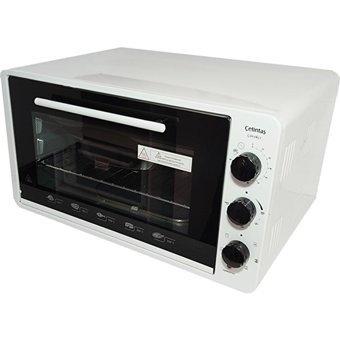 Çetintaş Çörekçi 40 lt Izgaralı Klasik Mini Fırın Beyaz
