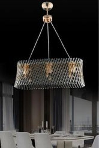 Homing Ayd-1546 Tekli Siyah Plastik Modern Plastik Salon-Oturma Odası Avize