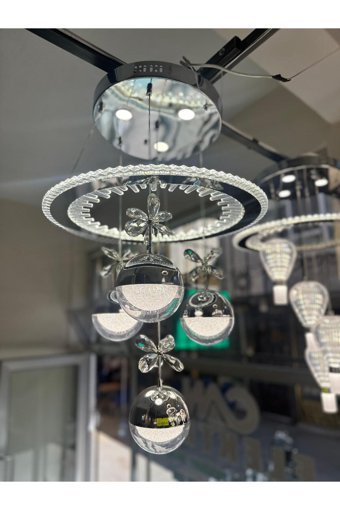 Avize Çarşısı Bs.E.4459-15B Tekli Siyah Modern Hasır Salon-Oturma Odası Avize