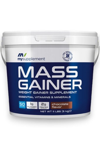 Mysupplement Çikolata Aromalı 50 Servis Kilo Aldırıcı Gainer 5000 gr Toz