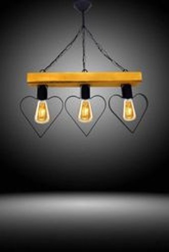 Bozyaka Aydınlatma Alfa 2'li Siyah Sarkıt Modern Hasır Salon-Oturma Odası Avize
