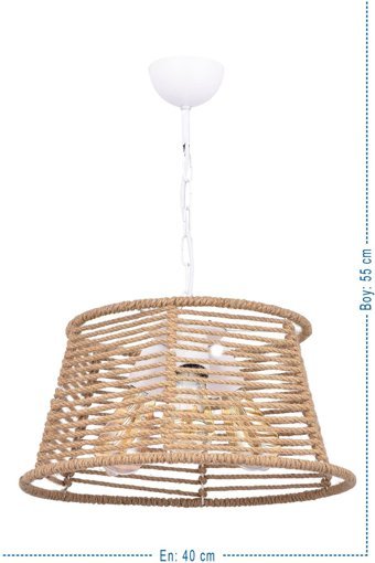 Üstün Avize Fabrikası 7'li Altın Kristal Taşlı Klasik Çelik Salon-Oturma Odası Avize