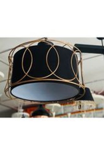 Tt Aydınlatma Tt033-3-Fsr 3'lü Sarı Ledli Modern Alüminyum Salon-Oturma Odası Avize