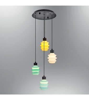 Oia Light Olj21 Tribeca Tekli Bej Modern Bambu Salon Avize