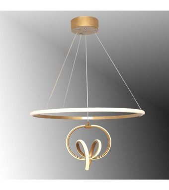 Teknotrust Tekli Beyaz Sarkıt Modern Bambu Salon-Oturma Odası Avize