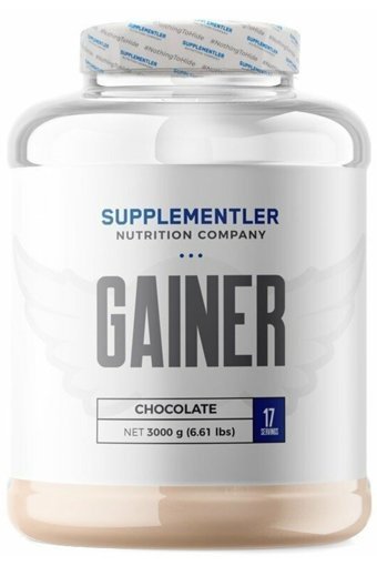 Supplementler Çikolata Aromalı 17 Servis Kilo Aldırıcı Gainer 3000 gr Toz