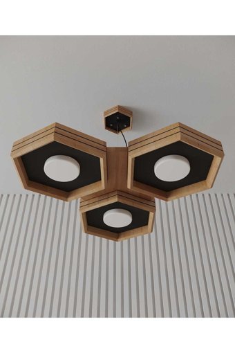 Vk Home Aydınlatma 4'lü Siyah Sarkıt Modern Halat Salon-Oturma Odası Avize
