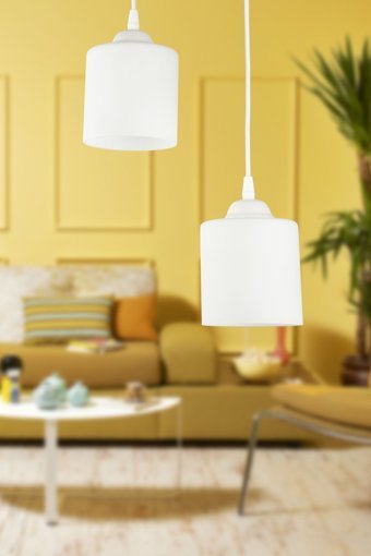 Bebişim Halı Bha2128 Tekli Beyaz Resimli Modern Plastik Bebek-Çocuk Odası Avize