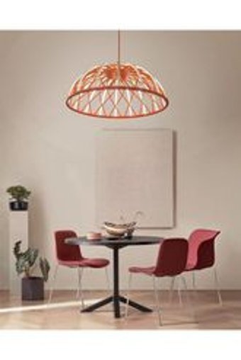 Okyanusayd E27 Tekli Turkuaz Sarkıt Modern Kumaş Salon-Oturma Odası Avize