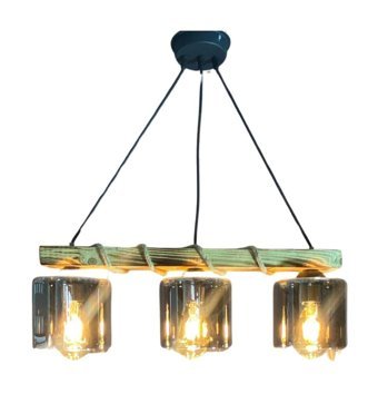 Luz Amarilla Tekli Gri Ledli Modern Alüminyum Salon-Oturma Odası Avize