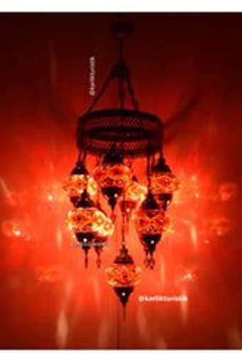 İnce Reklam Tekli Kahverengi Sarkıt Modern Ahşap Salon-Oturma Odası Avize