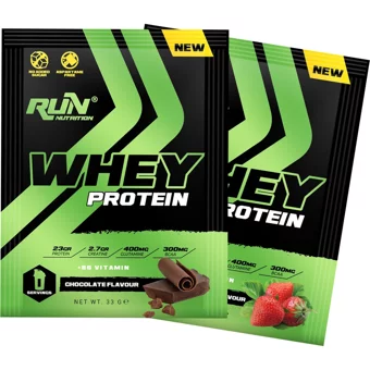 Run Nutrition Çikolata Aromalı 50 Servis Kilo Aldırıcı Gainer 5000 gr Toz + Shaker + Tek Kullanımlık Whey Protein 2 Adet