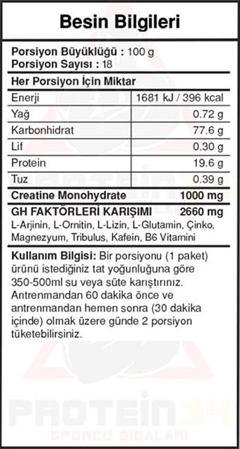 Bigjoy Sports +Gh Factors Çikolata Aromalı 18 Servis Kas Yapıcı Karbonhidrat 1800 gr Şase