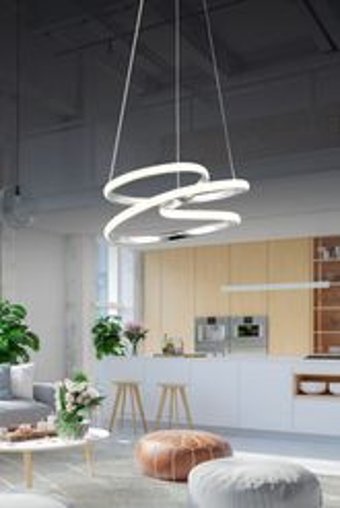 Ladco Aydınlatma A-472-1As Tekli Siyah Küre Modern Alüminyum Salon-Oturma Odası Avize