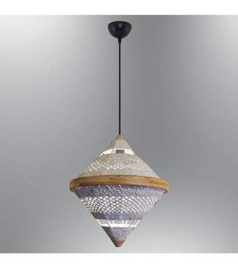 Tt Aydınlatma Tt002-Fsr Tekli Sarı Ledli Modern Alüminyum Salon-Oturma Odası Avize