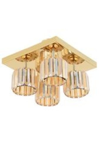 Luna Lighting 4458-45 Tekli Bej Rattan Rustik Bambu Salon-Oturma Odası Avize
