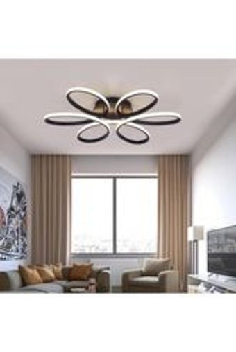 Ravello Galaksi Tekli Altın Kumandalı Metal Modern Alüminyum Salon-Oturma Odası Avize