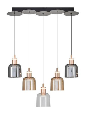 Oia Light Olr301M Stella Tekli Bej Modern Bambu Salon Avize