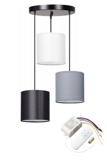 Vinner Mk03 3'lü Kahverengi Plafonyer Eskitme Metal Salon-Oturma Odası Avize