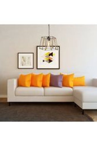 Luna Lighting 2804-1A-16 Gunn Tekli Gri Sarkıt Modern Metal Salon-Oturma Odası Avize