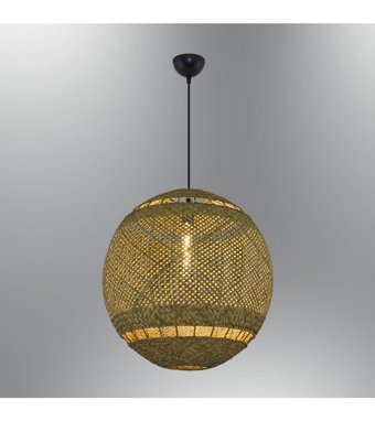 Tt Aydınlatma Tekli Siyah Ledli Modern Alüminyum Salon-Oturma Odası Avize