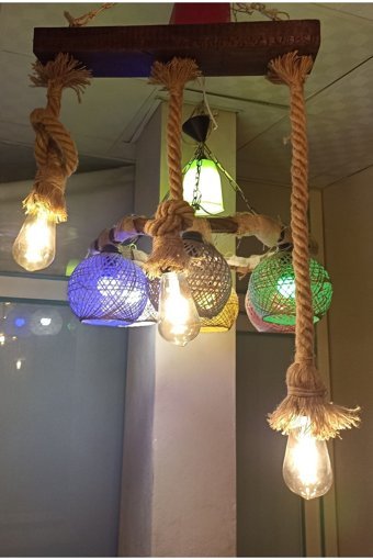 Tpc Elektrik Dünyası Mina Tekli Bej Kristal Taşlı Modern Krom Salon-Oturma Odası Avize