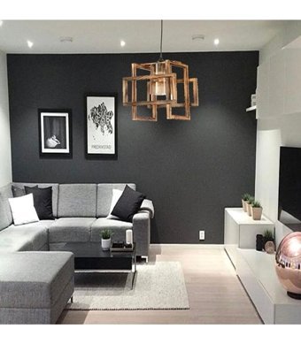 Begüsa No:5 Tekli Beyaz Sarkıt Modern Ahşap Salon-Oturma Odası Avize